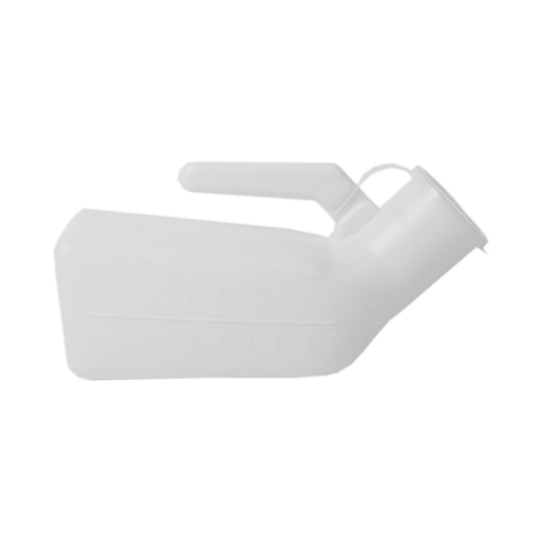 Portable Male Urinal with Leak-Proof Cap - Ideal for Travel, Camping, and Bedridden Patients - Disposable or Reusable Urinal Bottle for Men