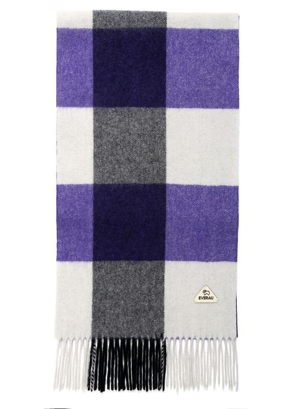 Wool Tartan Scarf - Warm Plaid Blanket Wrap for Women & Men - Soft Winter Fashion Accessory for Outdoor Activities, Travel & Cold Weather