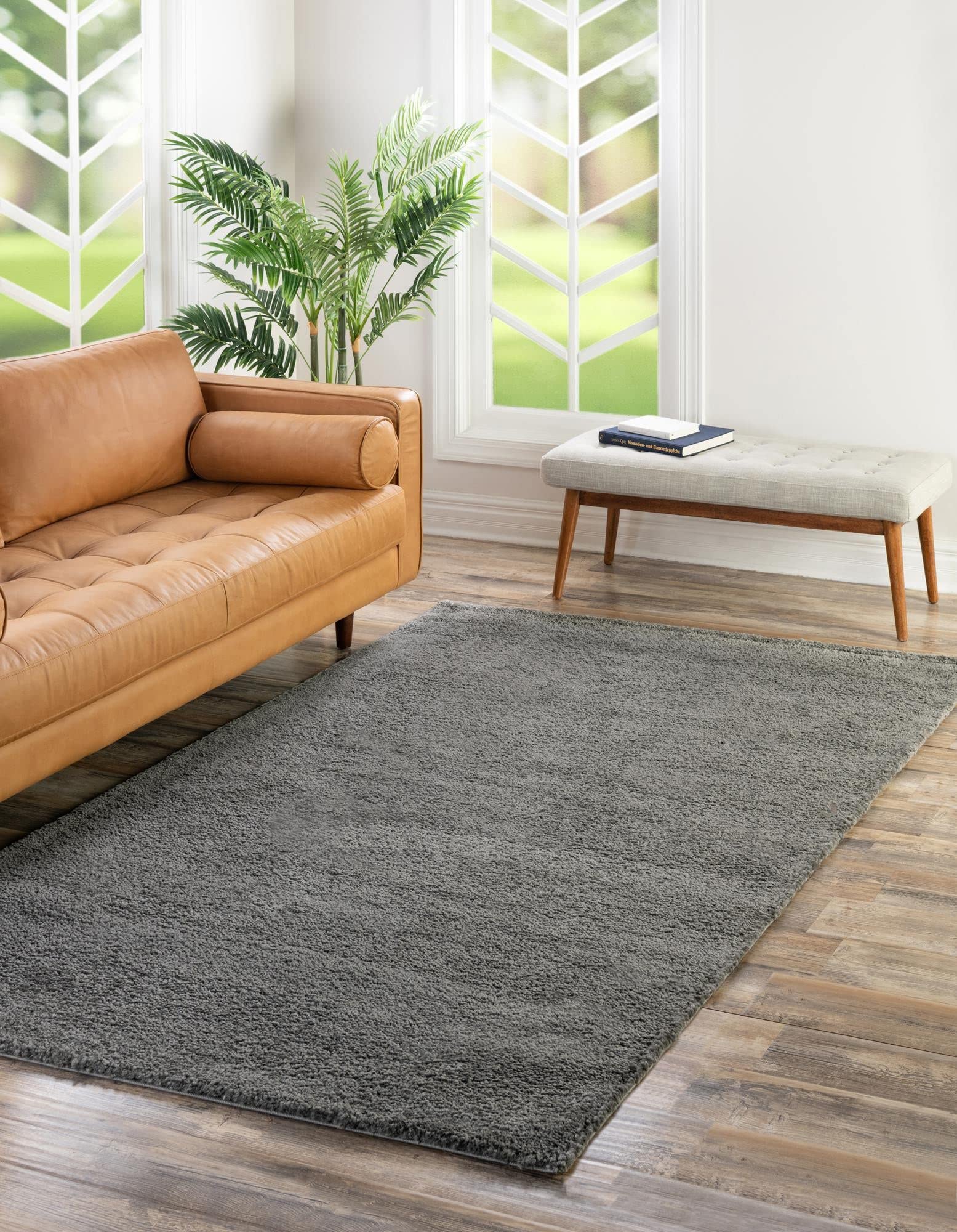 Unique Loom Solo Collection Calabasas Area Rug - 7'1