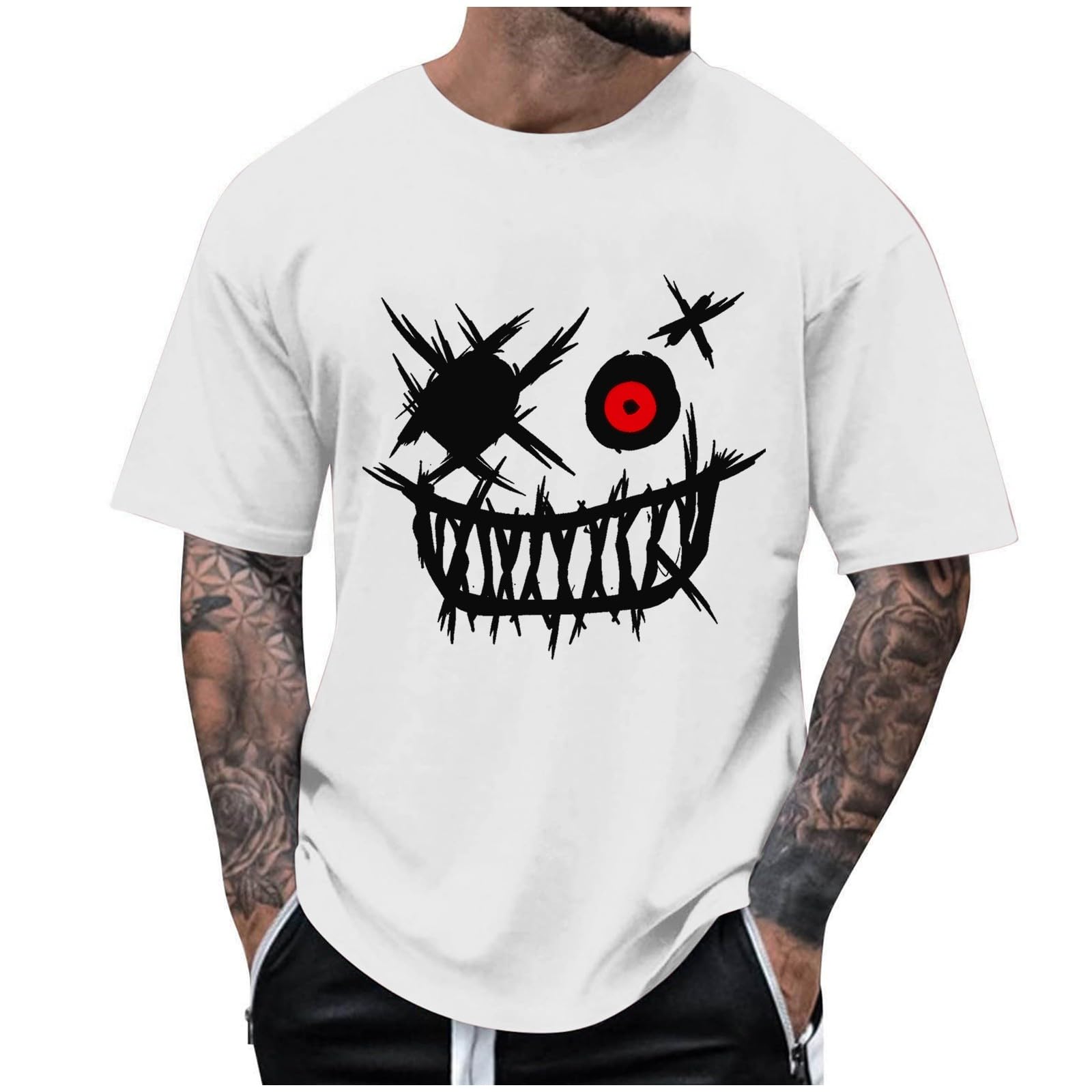 3D Printed Men's Short Sleeve Graphic T-Shirts - Cool Summer Fashion Tees for Hip Hop & Streetwear | Casual Wear, Concerts, Parties & Everyday Outfits