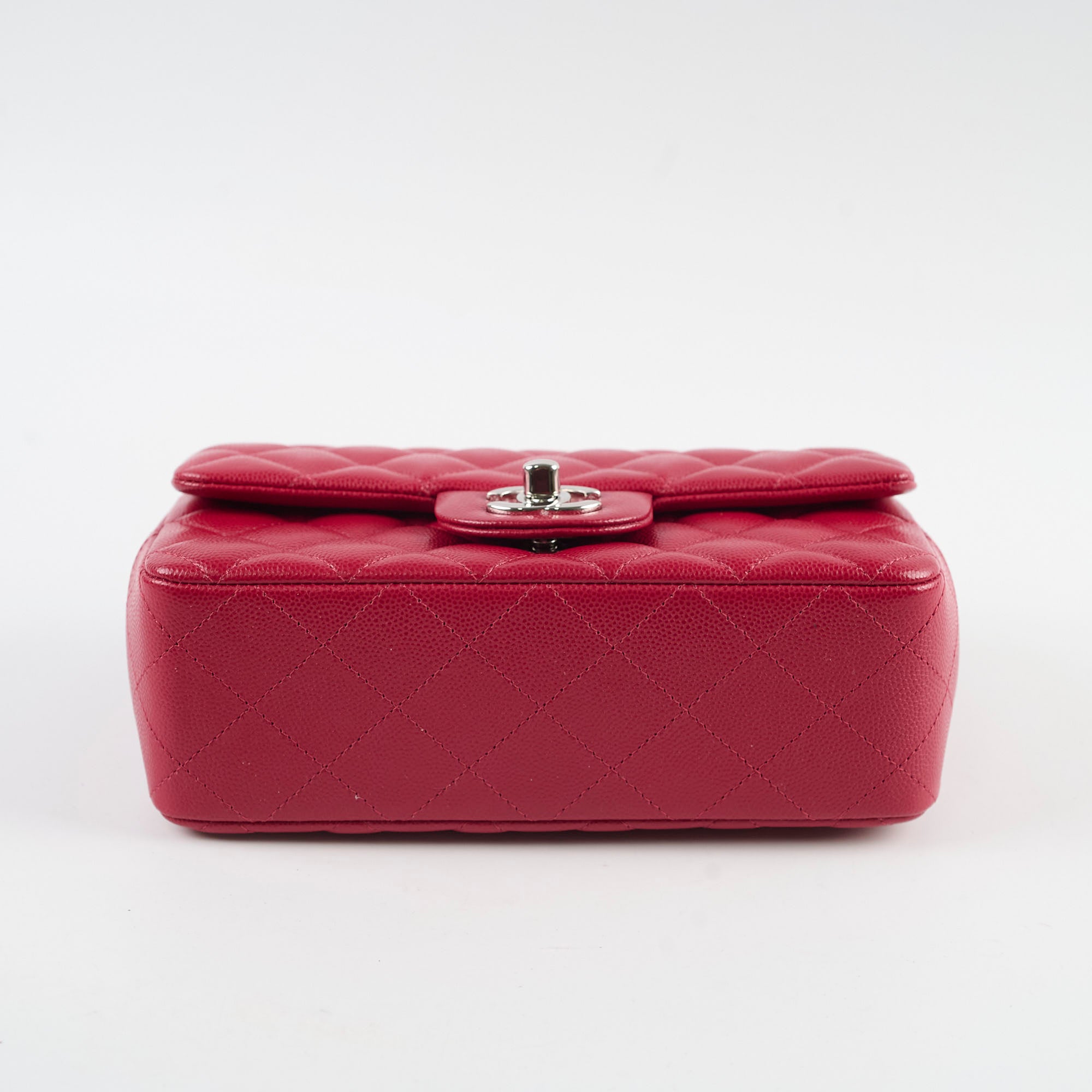 Chanel Caviar Mini Rectangular Flap Bag 26cm Red - Luxury Designer Crossbody Purse for Women | Perfect for Evening Parties, Date Nights & Special Occasions