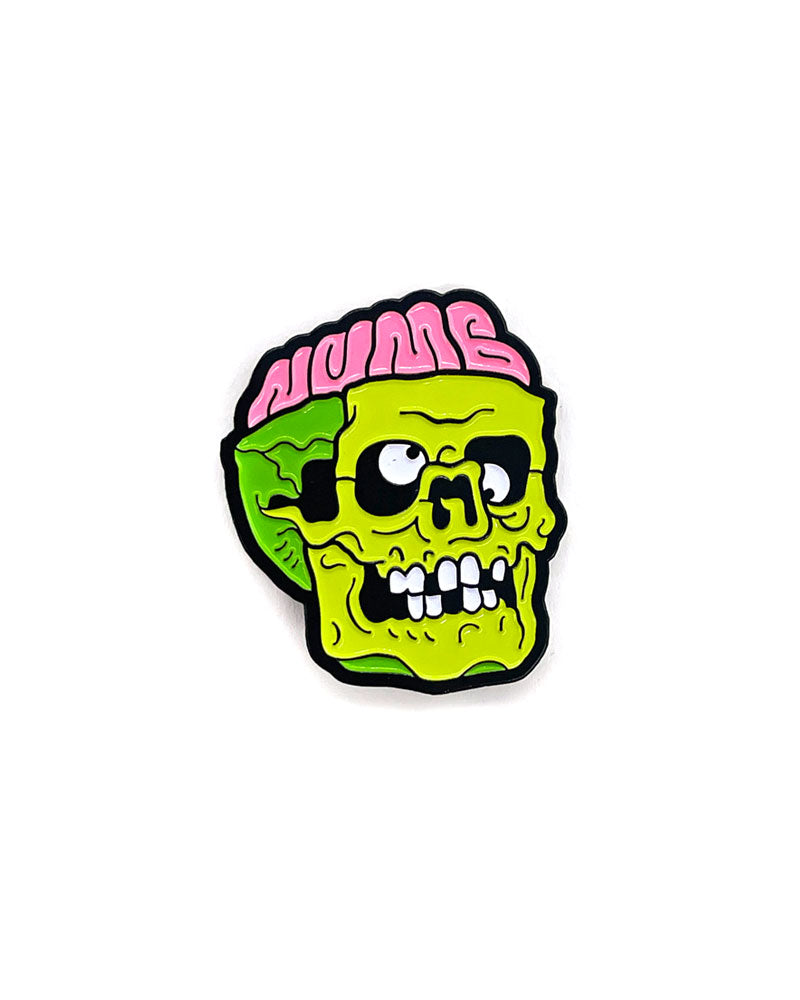 Numbskull Zombie Enamel Pin - Horror Punk Accessory for Jackets, Bags & Backpacks - Perfect for Halloween & Horror Fans