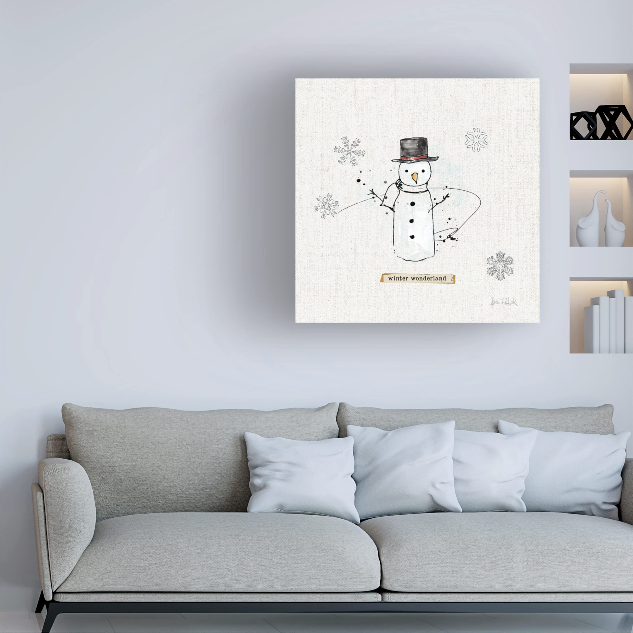 Trademark Fine Art 'Thoughtfully Frozen IV' Canvas Wall Art by Katie Pertiet - Perfect for Living Room, Bedroom & Office Decor
