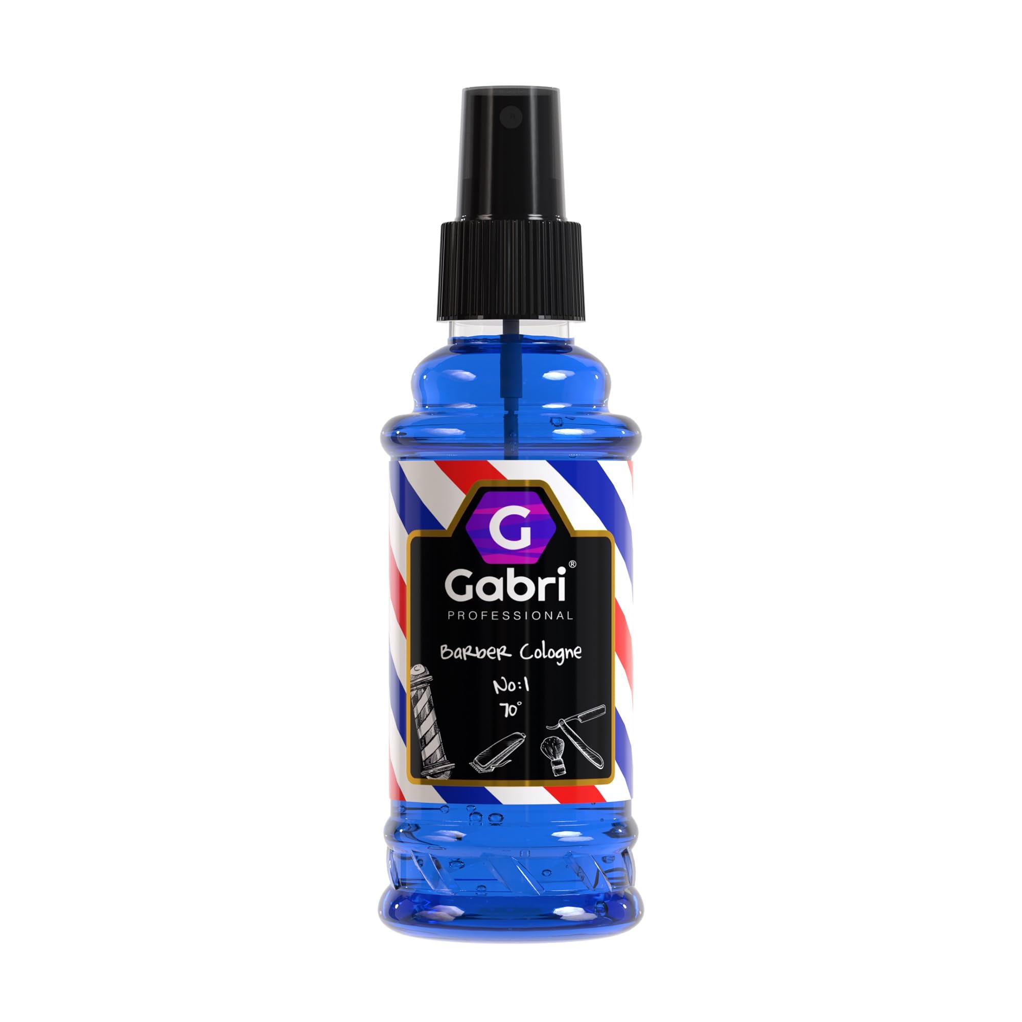 Premium Gabri Barber Cologne for Men - Intense Aromatic Eau de Parfum Spray with Practical Pump - Turkish Barber Cologne No1 (150ml) - Perfect for Grooming, Date Nights & Special Occasions