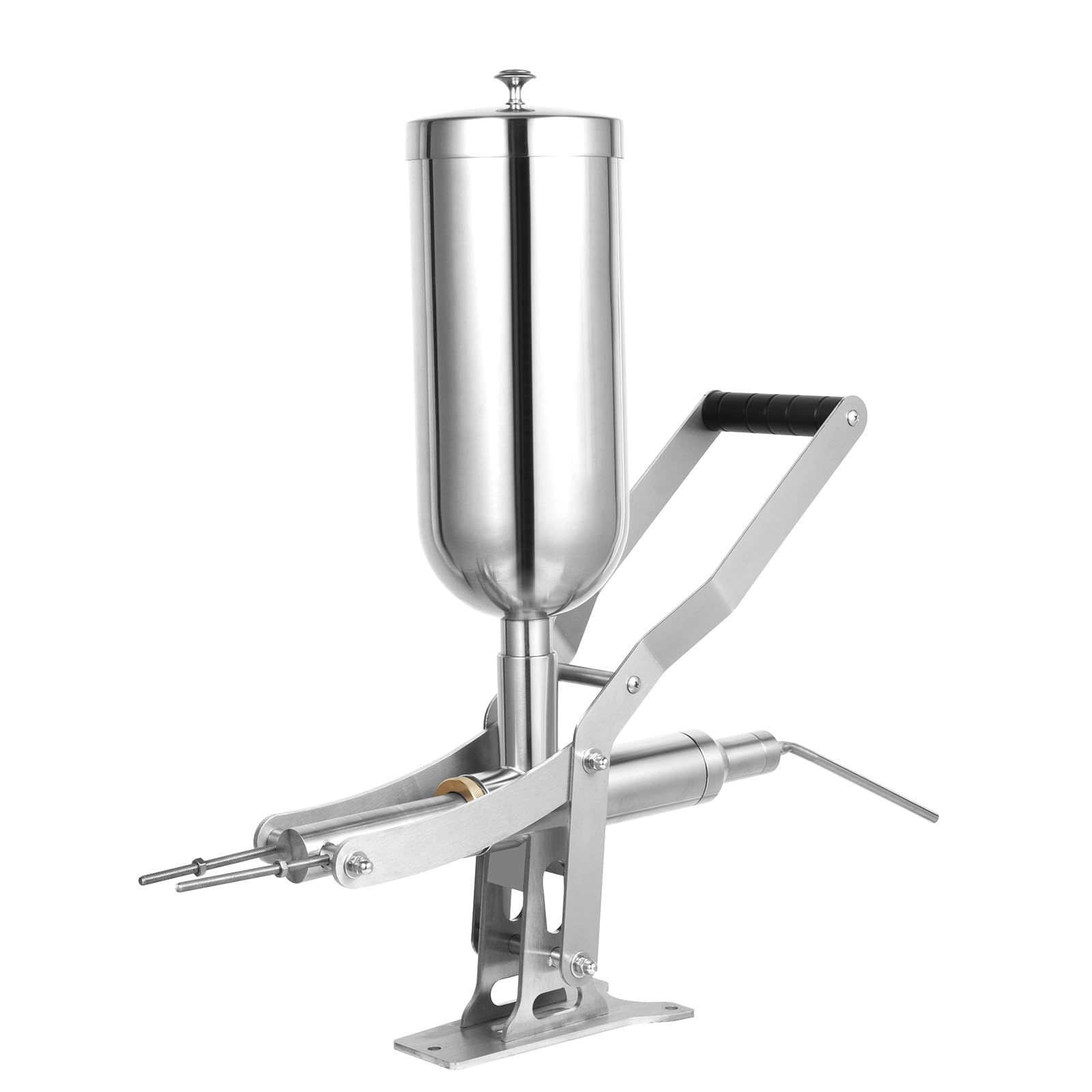 Commercial Stainless Steel Manual Donut Filling Machine - 5.3Qt Hand-operated Churro & Jelly Doughnut Filler for Bakeries, Restaurants & Snack Bars - Perfect for Pastry Shops, Cafés and Dessert Businesses