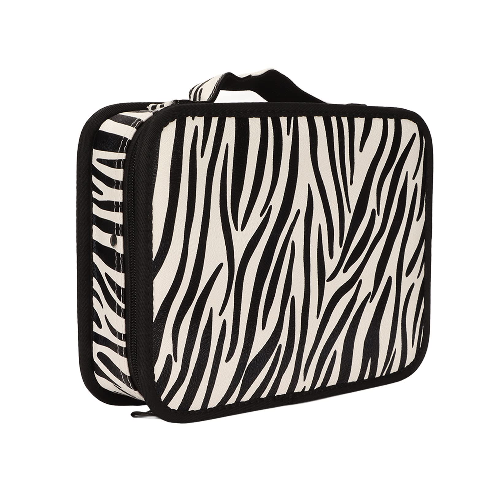 Professional Leather Hairdresser Tool Bag - Large Capacity Makeup & Hair Cutting Clipper Organizer for Salon Stylists, Barbers & Travel Use
