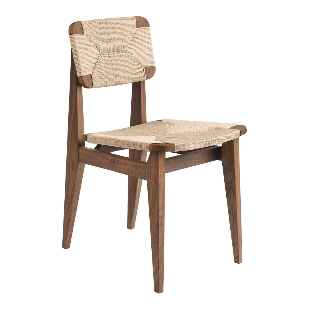 Modern C Chair Dining Chair with Durable Paper Cord Seat - Perfect for Kitchen, Dining Room, and Outdoor Patio Use