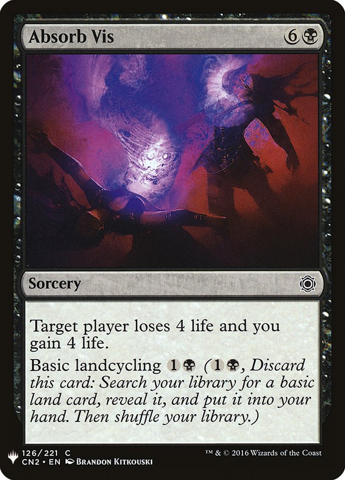 Absorb Vis [Mystery Booster] - Magic The Gathering Card for Collectors & Players | Perfect for Game Nights & Tournaments