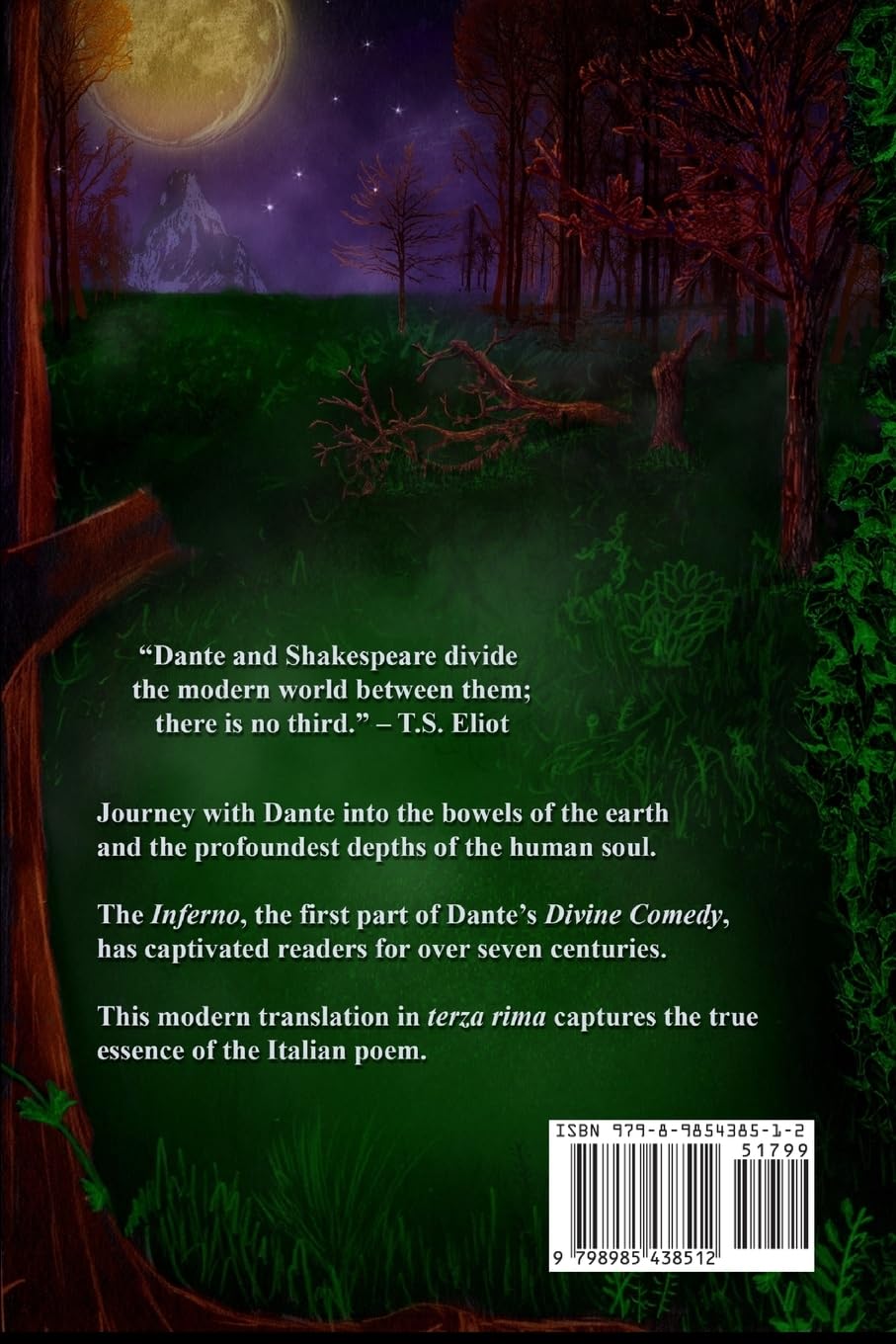 Inferno by Dante Alighieri - The Divine Comedy Book 1 | Classic Italian Literature, Epic Poetry & Hell Journey | Perfect for Book Clubs & Literature Studies