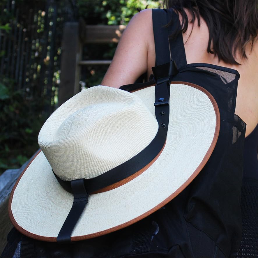 Stylish Durable Hat Holder for Travel - Organizer for Purses, Totes, Bags, Backpacks & Luggage | Fits Multiple Hats Including Cowboy Hats with Thick or Curved Brims | Perfect for Vacations, Road Trips & Outdoor Adventures