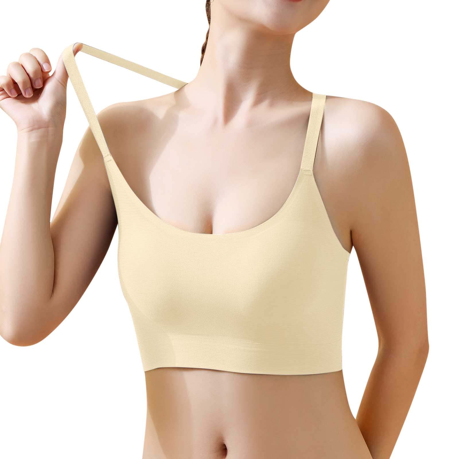 Women's Seamless Sports Bra - No Steel Ring Yoga Bra for Women - Comfortable Push Up Vest for Workout & Gym - Perfect for Yoga, Running, and Fitness Activities