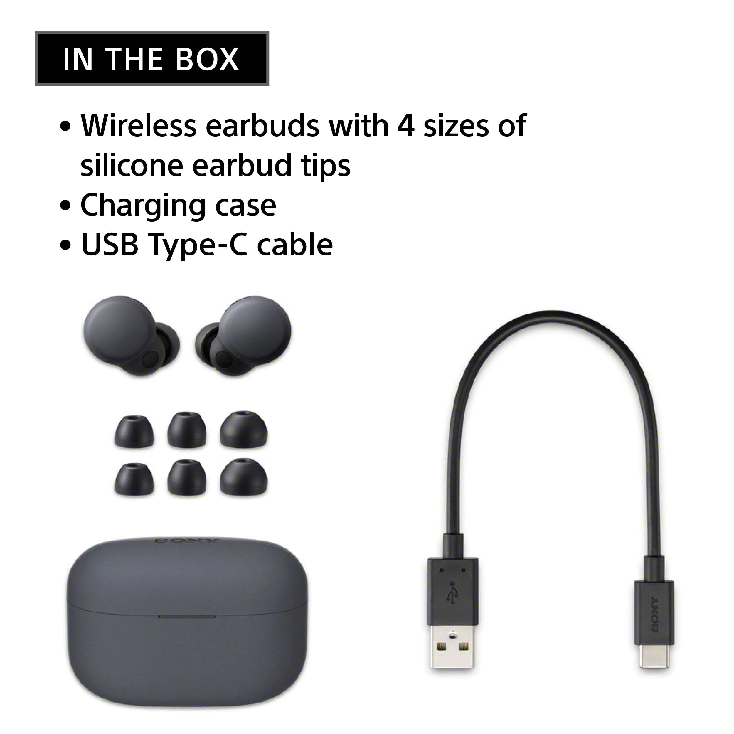 Sony LinkBuds S Truly Wireless Noise Canceling Earbuds with Alexa Built-in, Bluetooth 5.2 Headphones for iPhone & Android - Earth Blue | Perfect for Commuting, Workouts & Travel