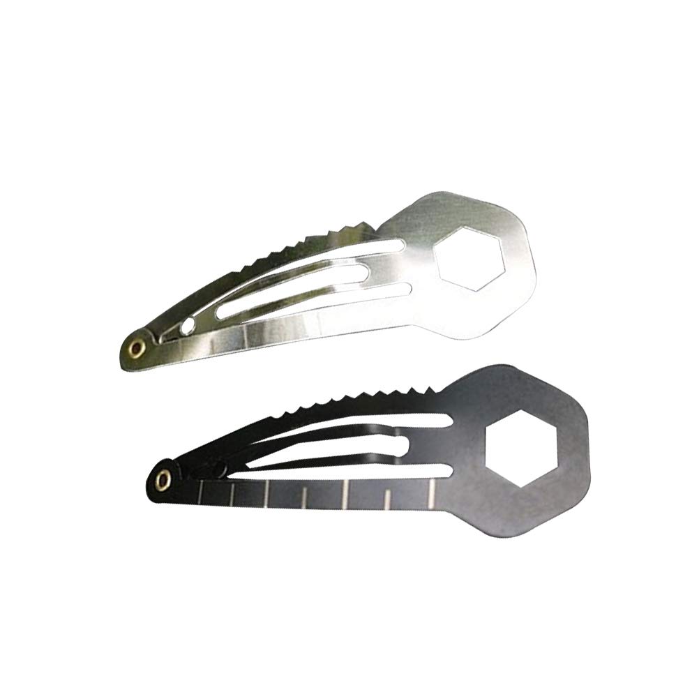 10Pcs Stainless Steel Hair Clips for Women - Multi-Functional Snap Barrettes, Non-Slip Hairpins for Girls & Women | Perfect for School, Work, Parties & Everyday Hairstyling