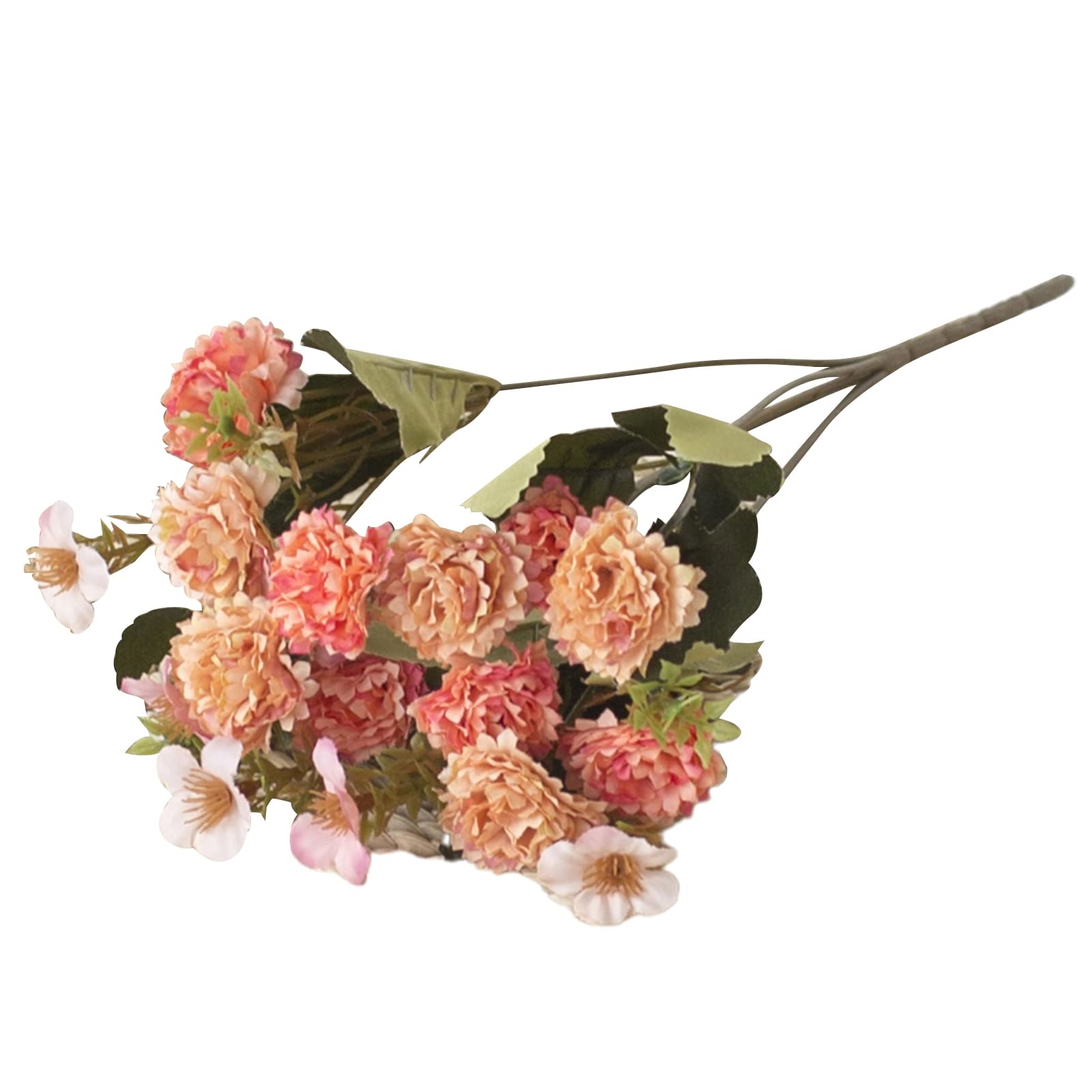 LAJIAO Artificial Flowers - Real Looking Faux Flower Arrangement for Wedding Centerpieces, Home Decor, Fall & Autumn Table Decorations - Vivid No Withering Fake Plants for Living Room, Dining Table, Office Desk Decor
