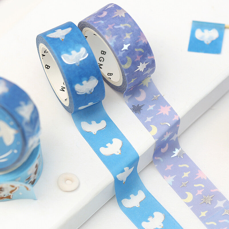Beautiful Bird Washi Tape - Decorative Japanese Paper Tape for Scrapbooking, Journaling, and DIY Crafts | Perfect for Gift Wrapping, Bullet Journals, and Home Decor