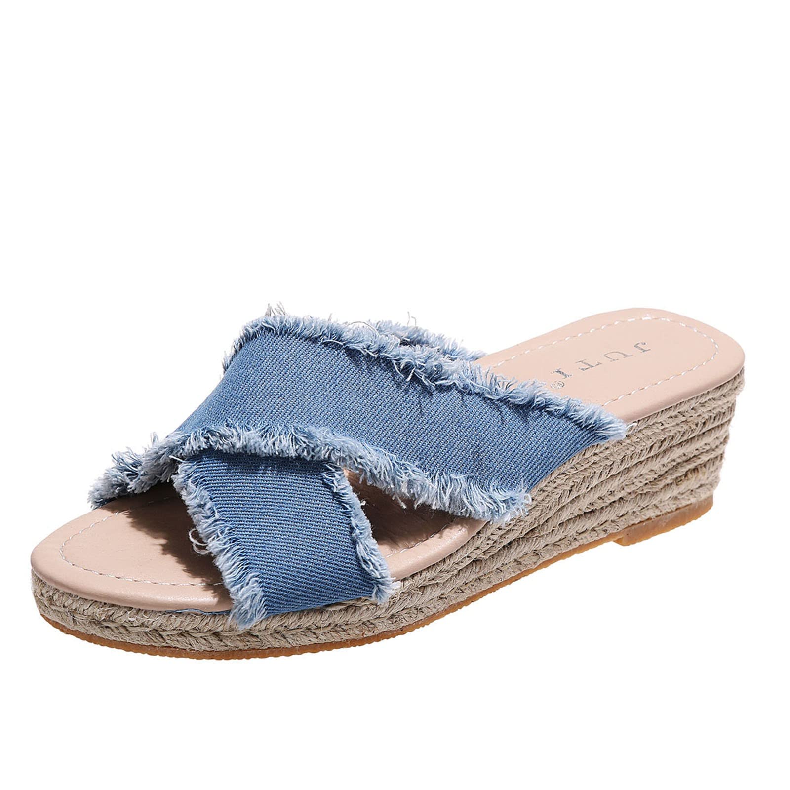 Women's Fashion Summer Sandals - Strappy Wedge Heel Fisherman Sandals with Platform for Spring/Summer | Perfect for Beach, Vacation & Casual Outings