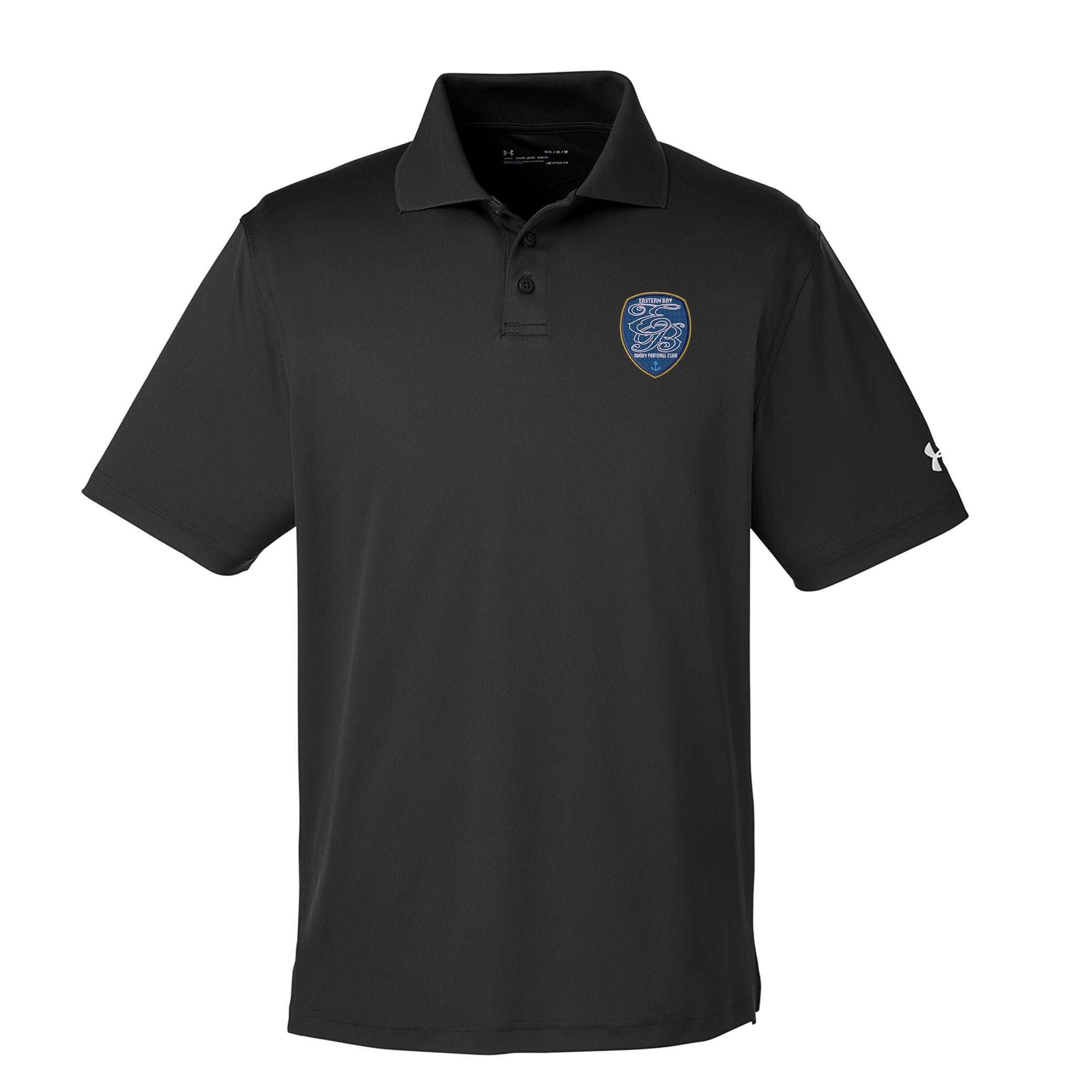 Eastern Bay RFC Corp Men's Performance Polo Shirt - Moisture Wicking, Breathable & Quick Dry Golf Tennis Workout Shirt for Men | Business Casual & Athletic Wear