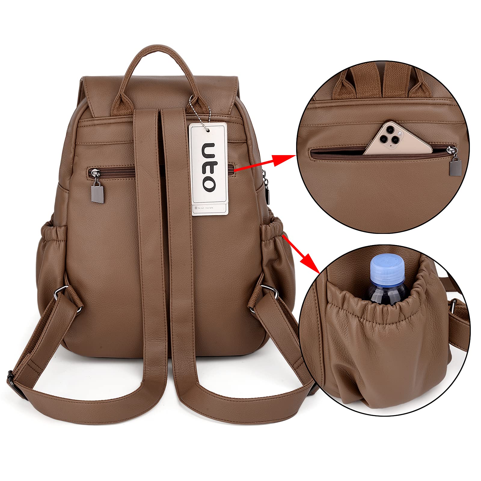UTO Women's Crossbody Bags - Stylish & Lightweight Shoulder Purse for Everyday Use, Travel, and Shopping