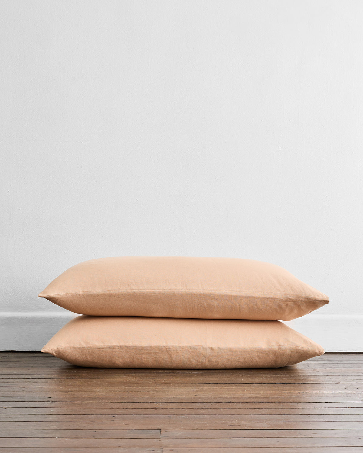 Premium 100% Flax Linen King Size Pillowcase Set (2 Pack) - Breathable & Hypoallergenic for Ultimate Comfort - Perfect for Bedroom, Guest Room & Luxury Hotels