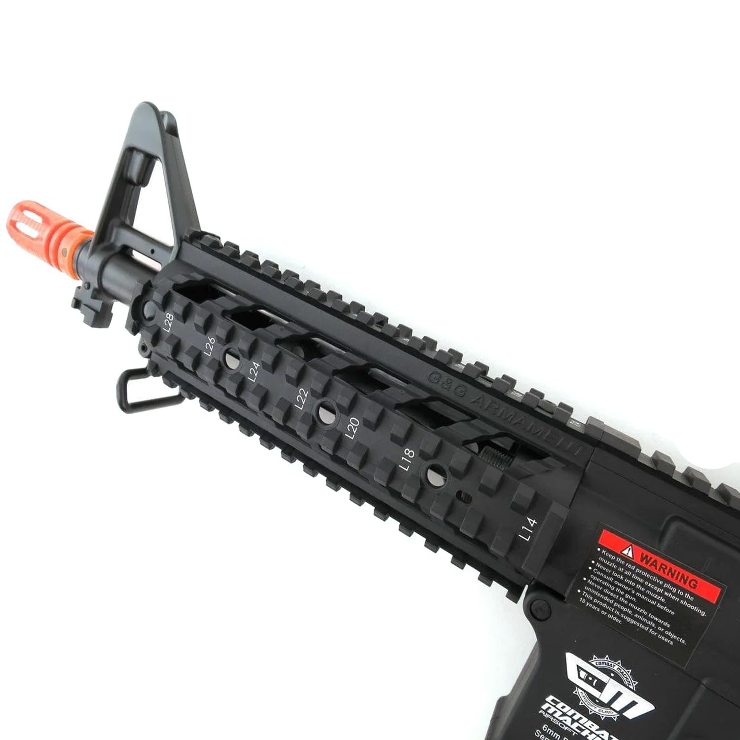 G&G Airsoft Combat Machine M4 Raider - High Performance Full Metal Gearbox AEG Rifle with Integrated RAS & Crane Stock | Perfect for Airsoft Battles, Tactical Training & Outdoor Shooting Games