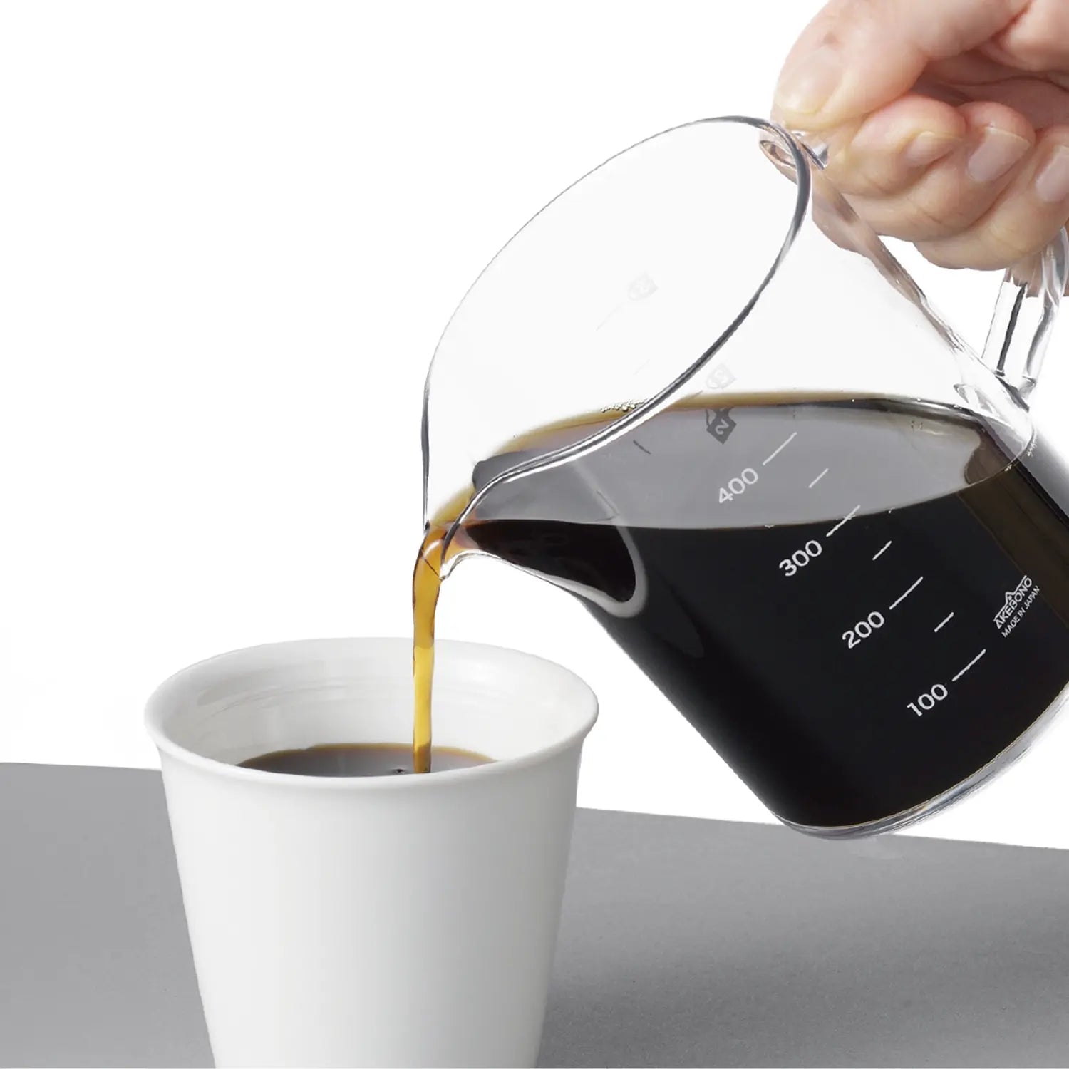 Akebono Unbreakable Coffee Server - BPA-Free Polyester Resin Carafe with Heat-Resistant Handle - Perfect for Home, Office & Restaurant Use
