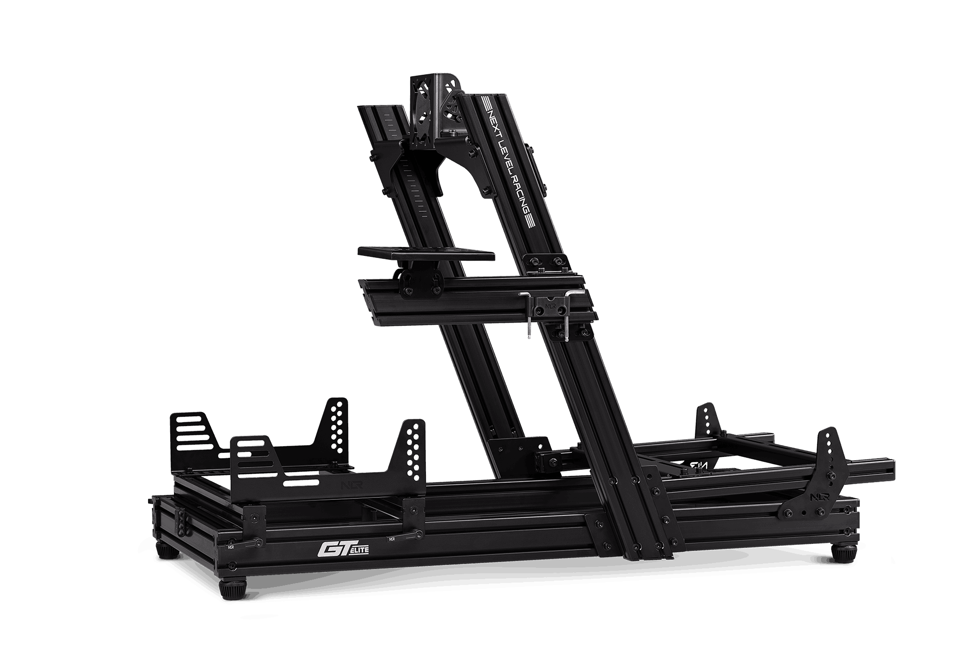 Next Level Racing GTElite Aluminum Simulator Cockpit - Front & Side Mount Edition | Premium Racing Cockpit Frame for PC & Console Gaming | Perfect for Home Racing Simulators & Esports Tournaments