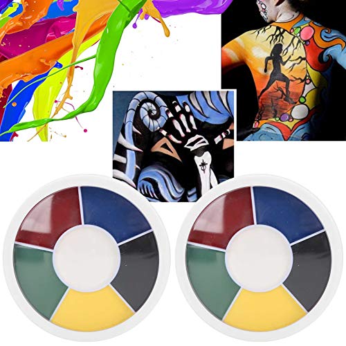 2Pcs Professional Oil Paint Makeup Kit for Film, TV & Halloween - Face & Body Paint for Wound Effects, Bruises & Cosmetics - Perfect for Special FX, Theater & Costume Makeup