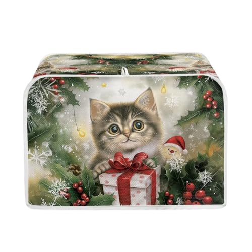 Green-Christmas Cat Poinsettia