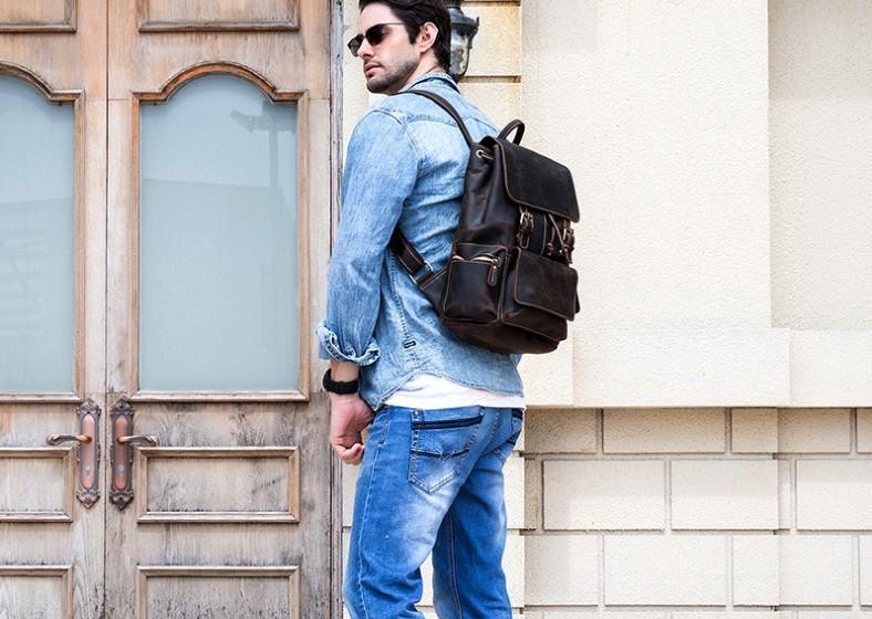 Stylish Women's Genuine Leather Backpack Purse - Fashionable & Durable Rucksack for Work, Travel & Everyday Use