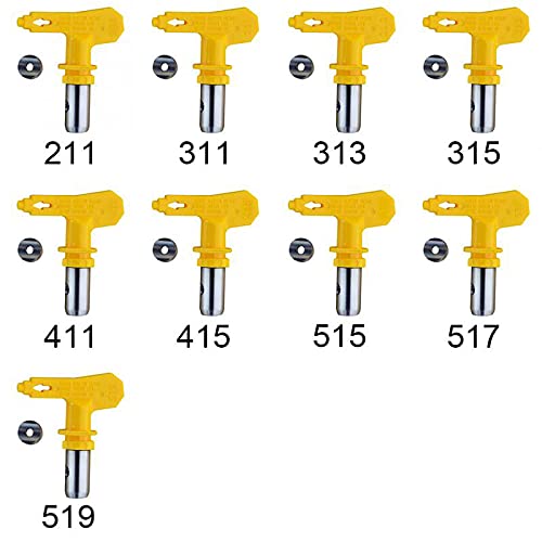 High-Quality Airless Sprayer Tip & Paint Spray Gun Parts - 411 Replacement Nozzle for Airless Paint Spraying Machines | Perfect for Professional Painting, DIY Home Projects & Industrial Coatings