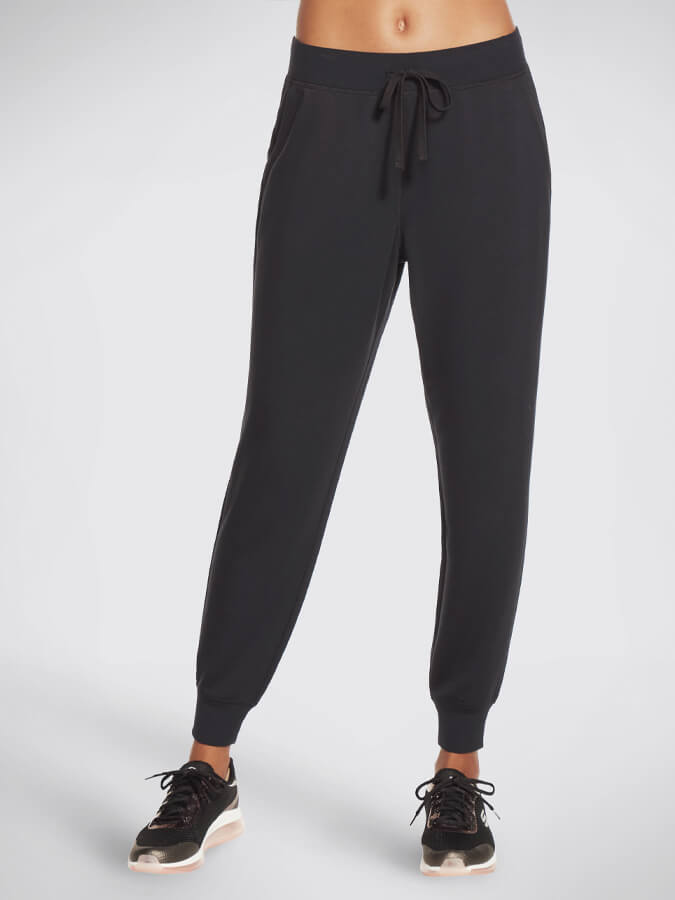 Skechers Women's Restful Jogger Pants - Comfortable Lounge & Sleep Pants for Relaxing at Home, Yoga, and Travel