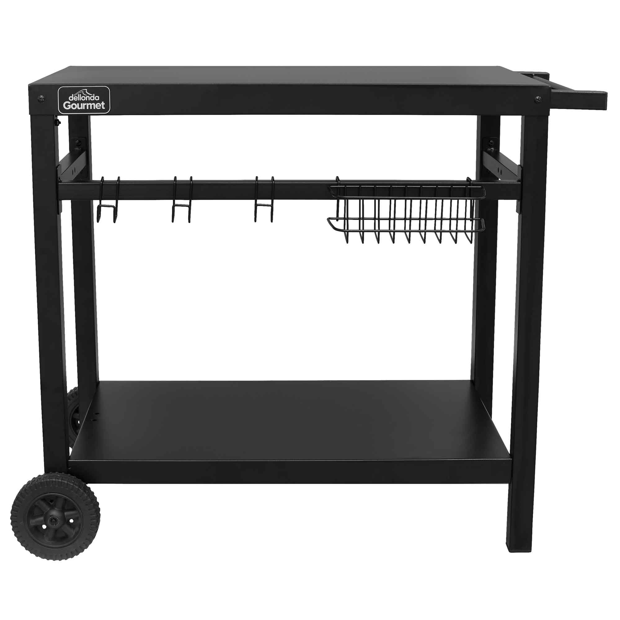 3 Burner Portable Gas Grill Griddle 7.5kW Outdoor BBQ with Cover & Rolling Cart - Perfect for Backyard, Camping, and Tailgating Parties - DG250