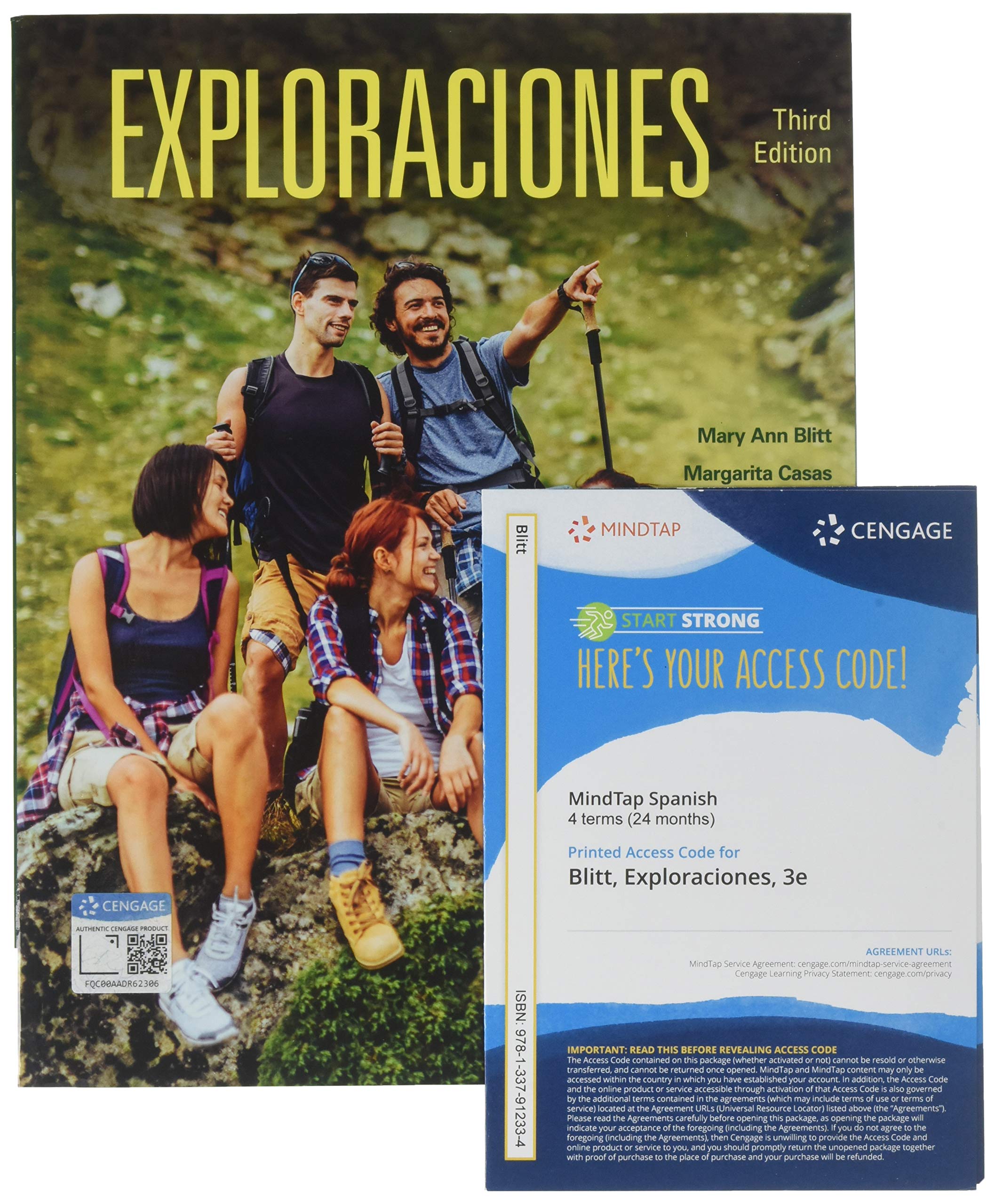 Exploraciones 3rd Edition Textbook + MindTap 4-Term Access Card Bundle - Perfect for Spanish Language Learning & College Courses
