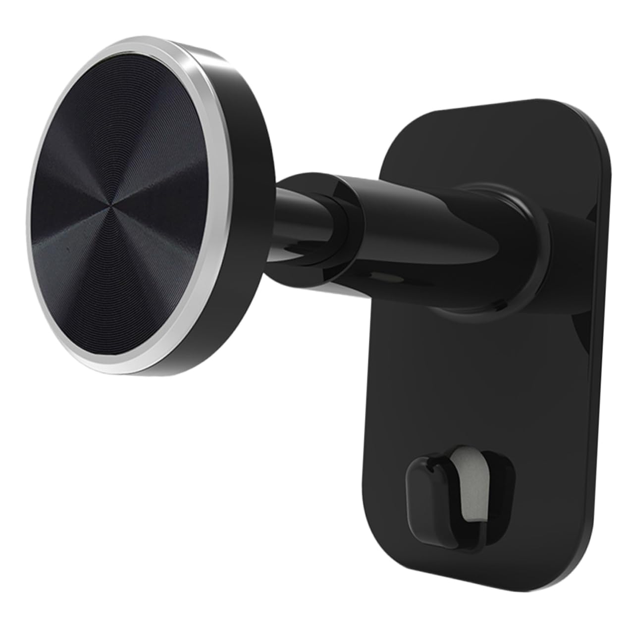 IMIKEYA Wall Mount Headphone Holder - Universal Headset Hook for Gaming, Office & Home Use - Space Saving Headphone Hanger - Durable Black Design - Perfect for Desk, Bedroom & Studio Organization