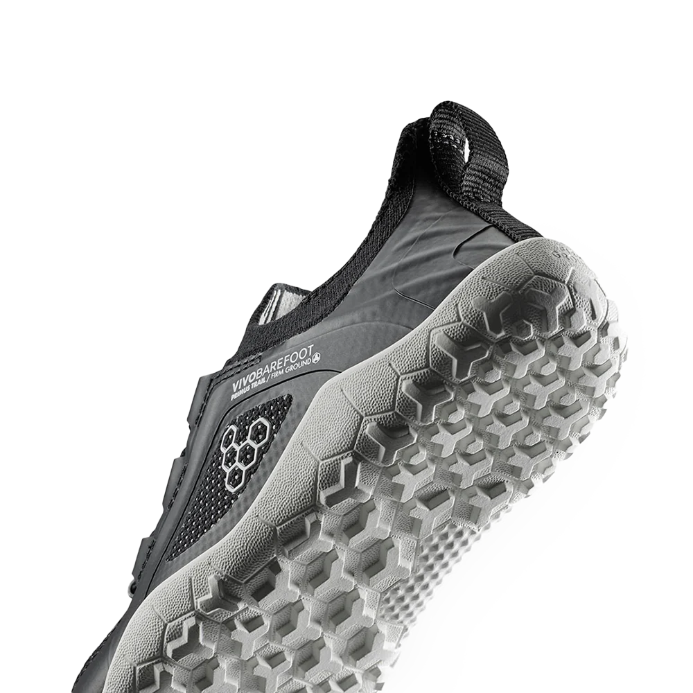 Vivobarefoot Primus Trail Knit FG Kids Eclipse - Barefoot Shoes for Boys & Girls | Lightweight & Flexible Outdoor Hiking Boots | Perfect for Trail Running, Hiking & Outdoor Adventures