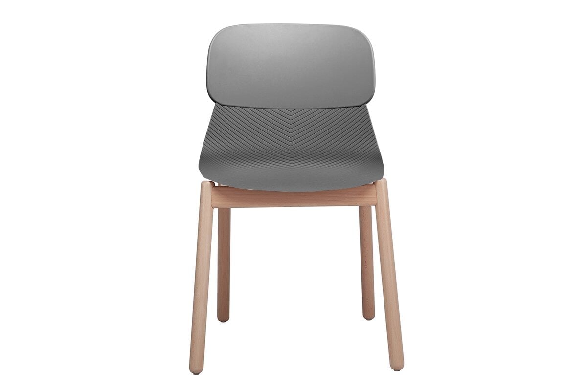 Durable Sammy Plastic Chair with Sturdy Wooden Legs - Perfect for Indoor, Outdoor, Patio, Garden, and Poolside Use
