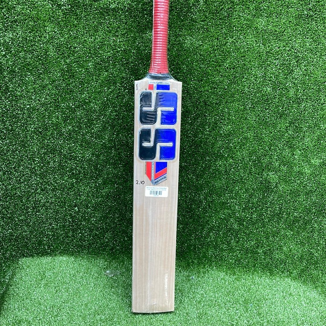 SS Core Maximus Cricket Bat with Blue Sticker - Premium Performance for Professional & Amateur Players - Perfect for Matches, Training & Backyard Games