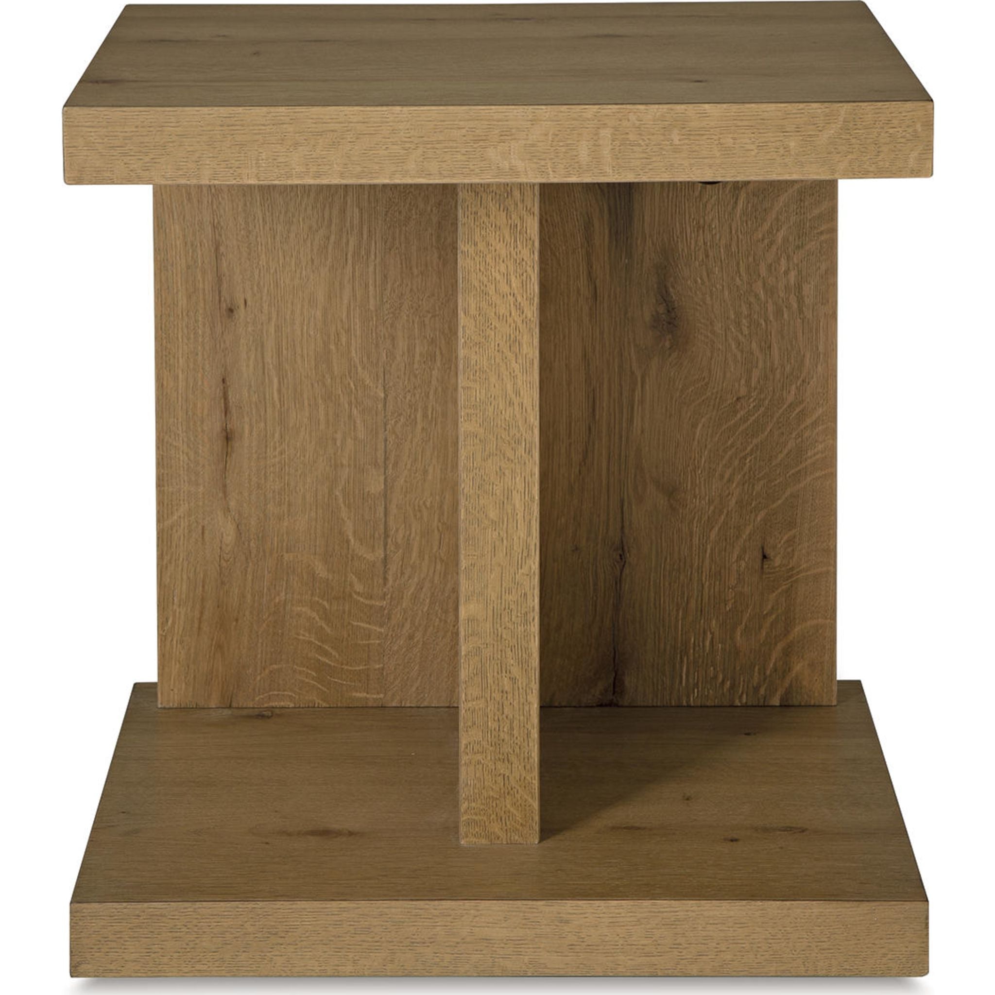 Brinstead Chair Side End Table - Light Brown Wood Nightstand for Living Room, Bedroom, or Office - Perfect for Holding Lamps, Books, and Drinks
