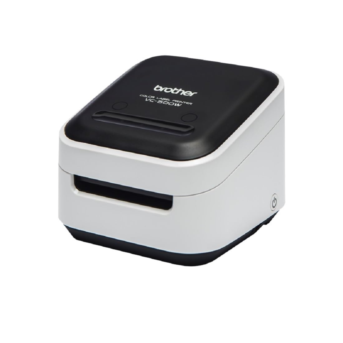 Brother VC-500W Wireless Label Maker with Full Color Printing - Desktop Photo Labeller with ZINK Zero Ink Technology, White (UK Plug) - Perfect for Home Office, Crafting & Organization