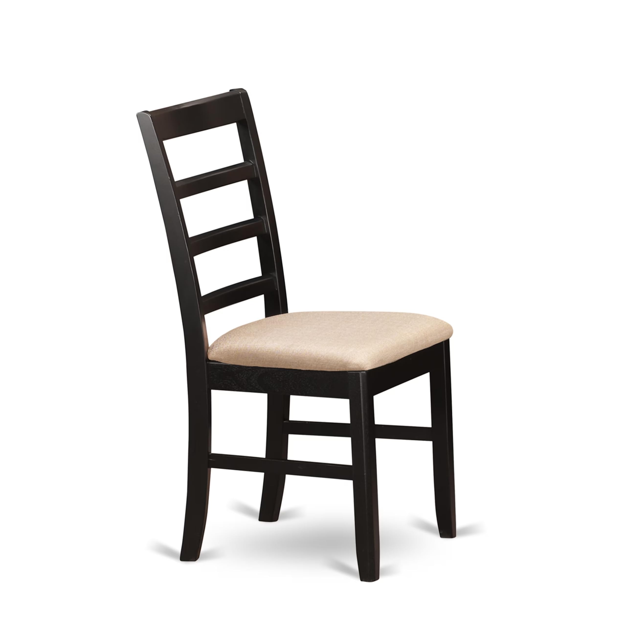 East West Furniture ANPF5-CAP-C 5-Piece Round Dining Table Set with Pedestal Base & 4 Upholstered Chairs, 36x36 Inch, Cappuccino - Perfect for Small Kitchens, Breakfast Nooks & Cozy Dining Spaces