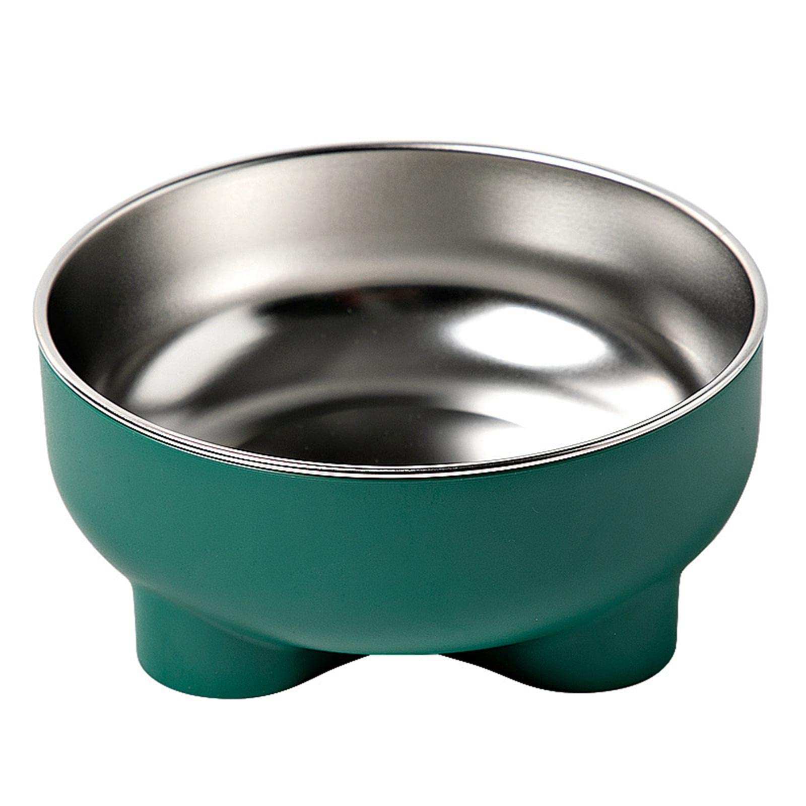 **Enakshi Medium Dog Bowl - Non-Slip Pet Food Dish for Dogs & Cats, Green | Durable Feeding Container for Home, Travel & Outdoor Use | Pet Supplies, Dog & Cat Bowls**