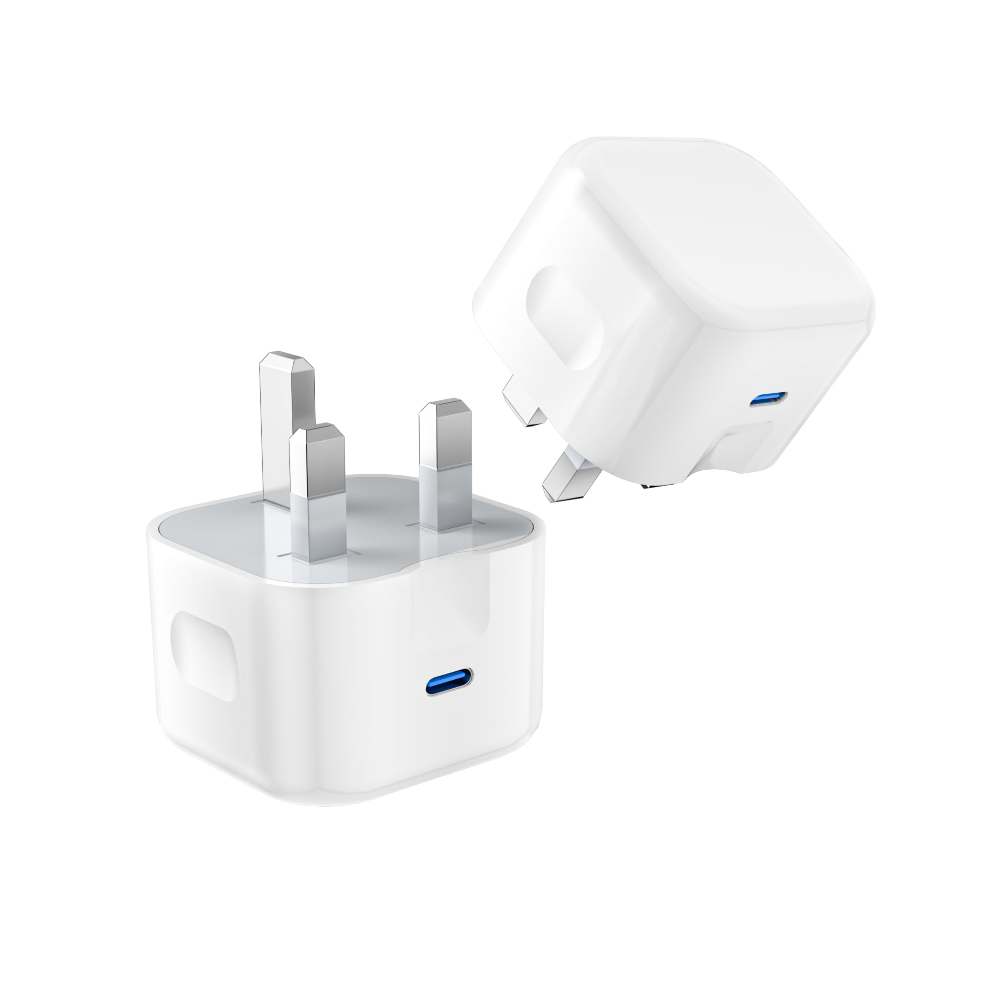 20W USB C Fast Charger Plug PD Adapter for Samsung Galaxy S25/S24/S23/S22/S21 Series - Ultra/Plus/FE Models - Compact White Charger for Home, Office & Travel