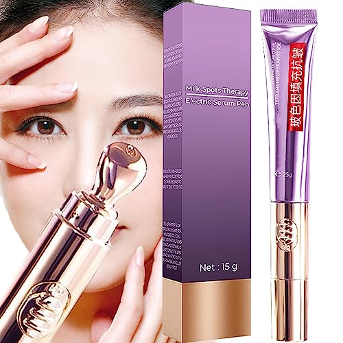 Electric Serum Pen for Milk Spots & Eye Cream Treatment - Anti-Aging Therapy Pen for Dark Circles & Fine Lines - Perfect for Home Skincare & Travel Use (1PC)