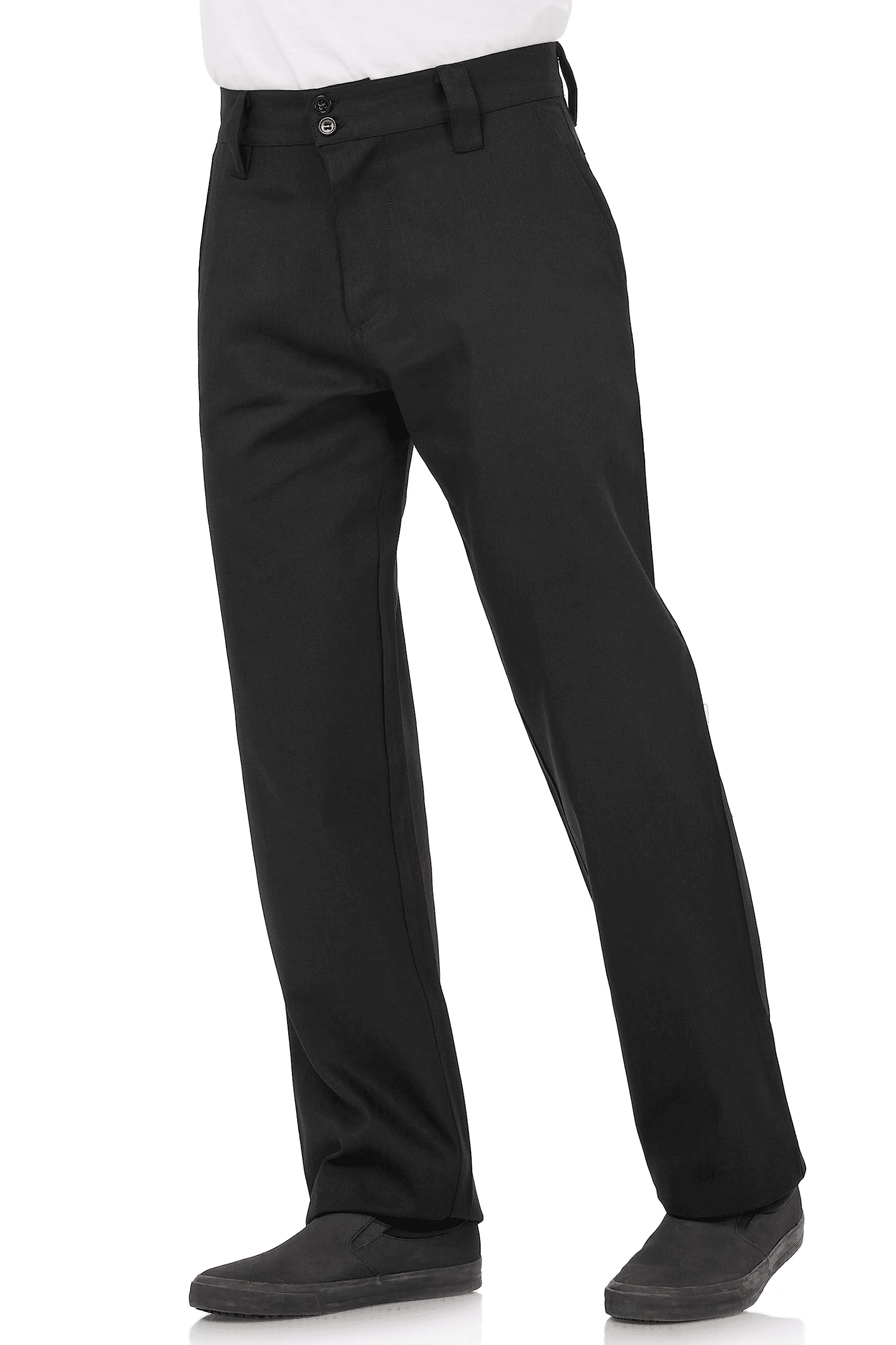 Chef Works Men's Essential Pro Chef Pants - Professional Kitchen Work Pants for Cooking, Baking & Culinary Arts - Durable & Comfortable Chef Uniform for Restaurant & Home Use