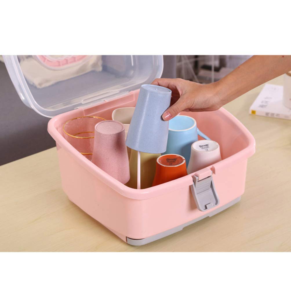 NUOBESTY Plastic Food Storage Containers with Lids - Airtight Sealed Kitchen Organizers for Baby Bottles, Milk Bottles, Cutlery & Tableware - Portable Infant Feeding Essentials for Home, Travel & Daycare Use