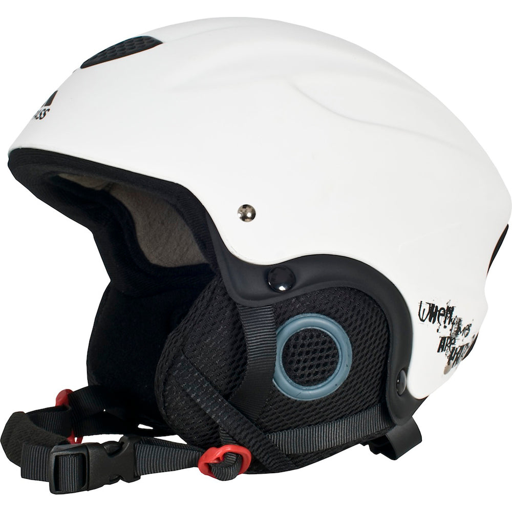 Trespass Skyhigh Adults Ski Helmet - Lightweight & Durable Winter Sports Protection - White - Perfect for Skiing, Snowboarding & Outdoor Winter Activities