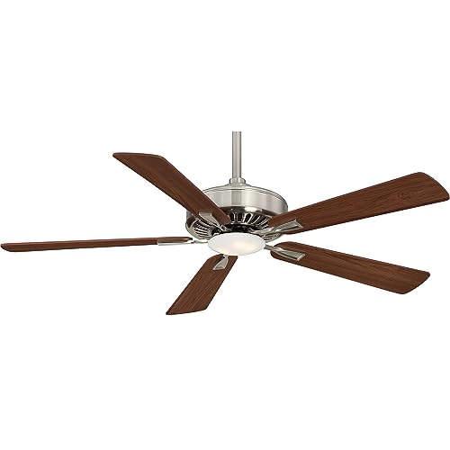 Brushed Nickel/Dark Walnut