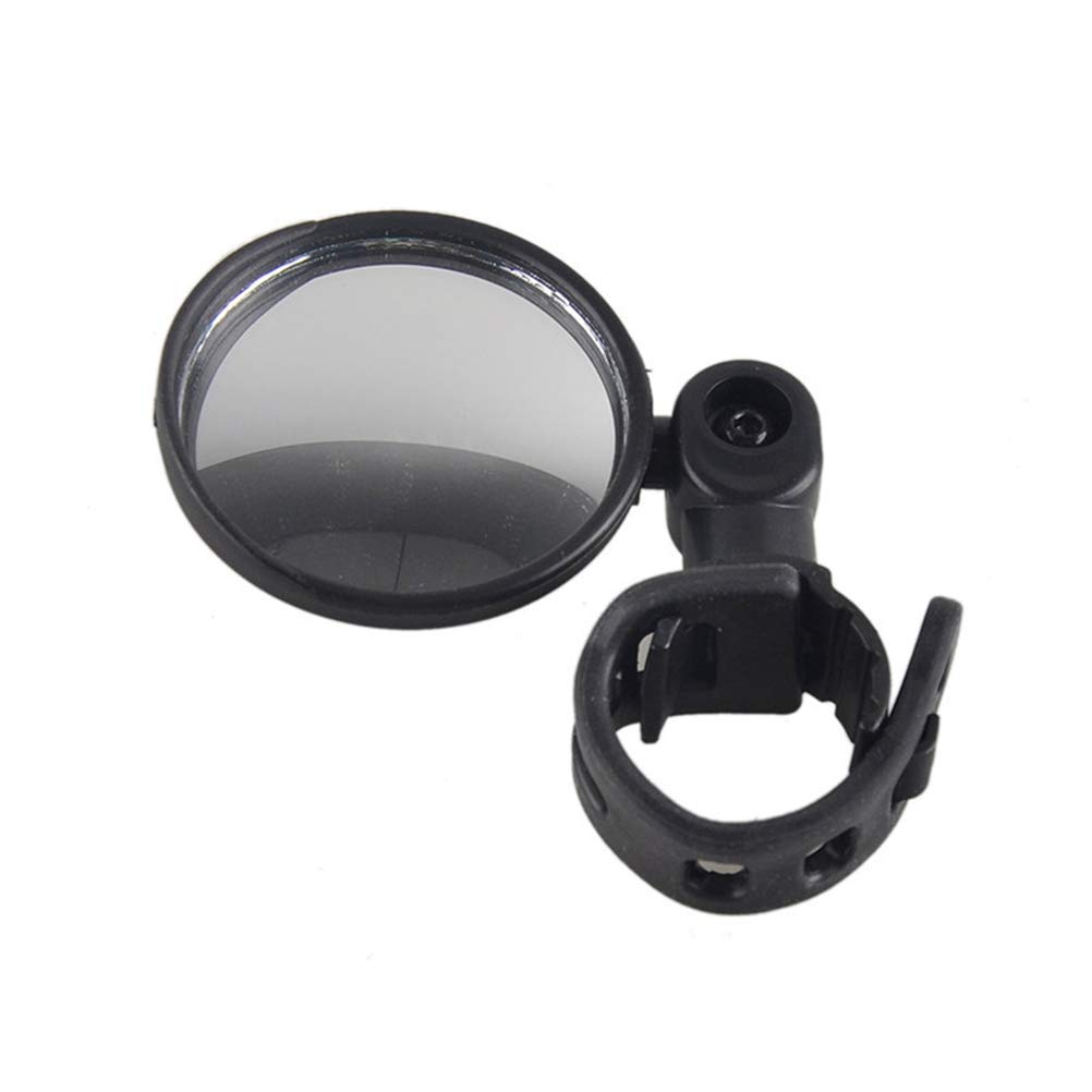 Universal Bike Mirror - 2 Pairs Adjustable 360° Rotating Handlebar Rearview Mirrors for Mountain & Road Bikes | Black Cycling Safety Accessories | Perfect for Commuting, Trail Riding & Urban Cycling