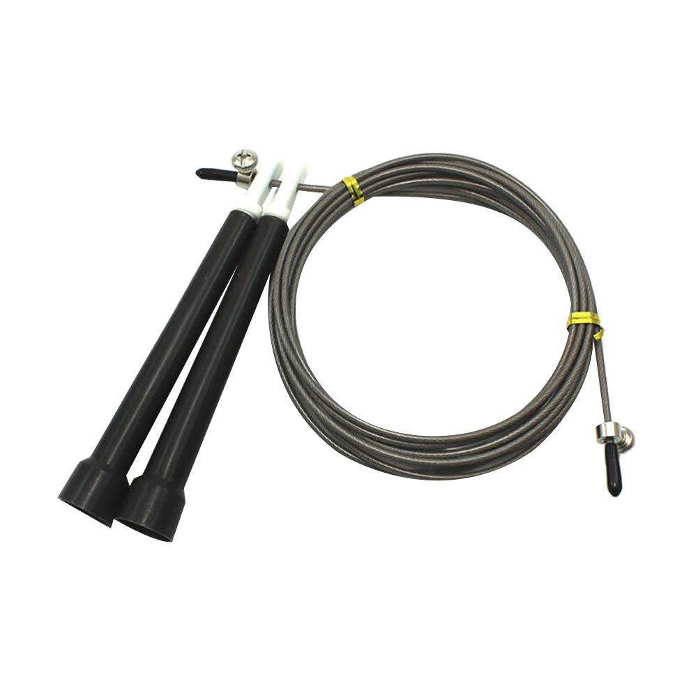 Kaaka Adjustable Speed Jump Rope - Steel Wire Skipping Rope for Aerobic Exercise, Bodybuilding & Fitness Training | Perfect for Kids, Women & Men | Ideal for Home Workouts, Gym Training & Outdoor Sports