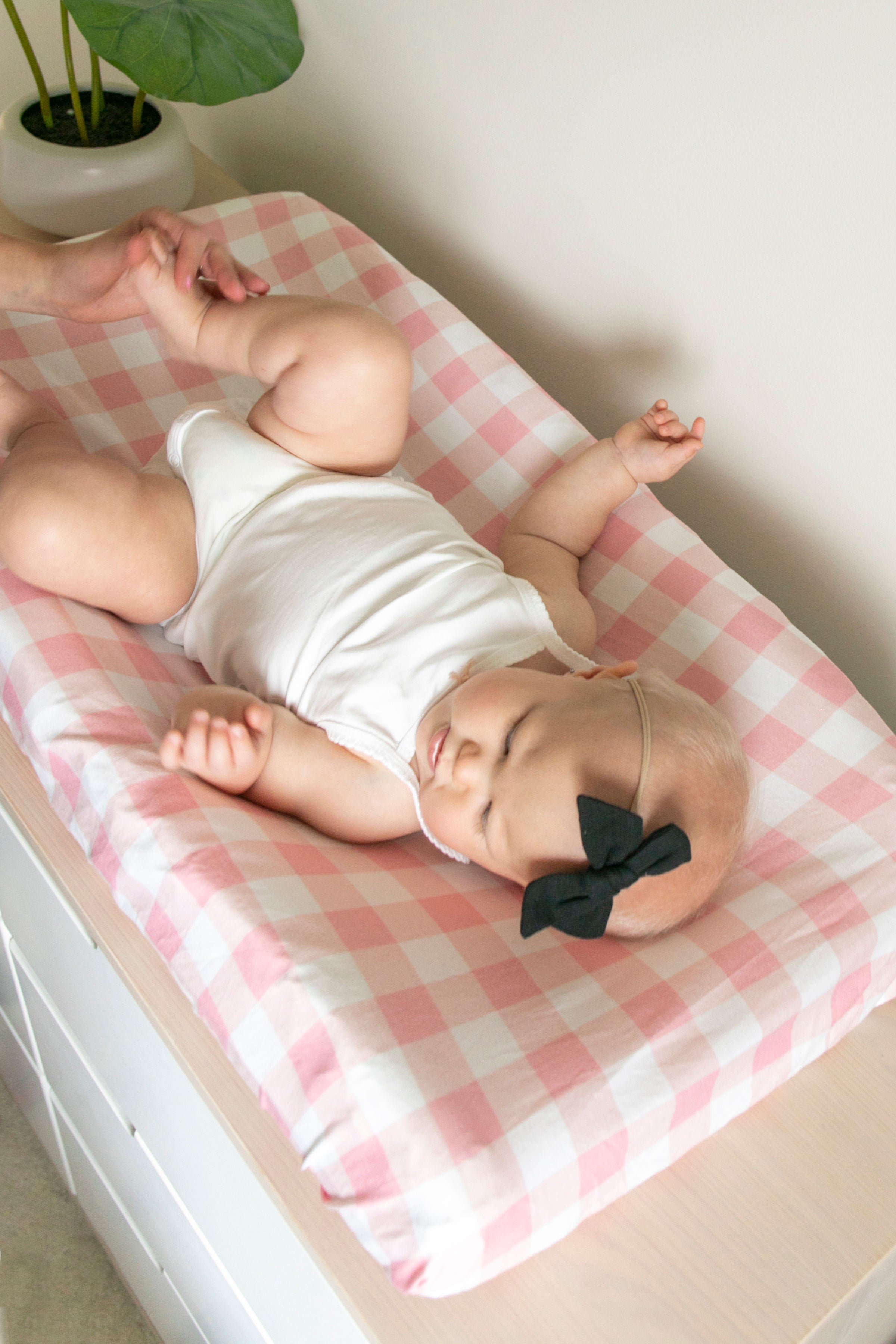 Premium Soft Knit Diaper Changing Pad Cover - Breathable & Washable Baby Changing Mat for Nursery, Travel & On-the-Go Use